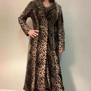 Cheroy 1990s Vintage Leopard Coat